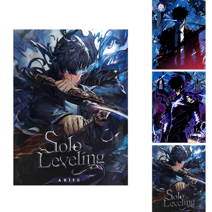 Póster 3D Solo Leveling: Sung Jin-Woo